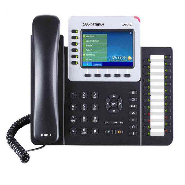 تلفن تحت شبکه باسیم گرنداستریم مدل GXP2160 Grandstream GXP2160 16-Line Enterprise Corded IP Phone